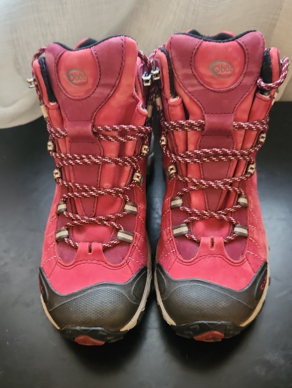Oboz B Dry Waterproof Women's Crimson Lace-Up Hiking Boots
